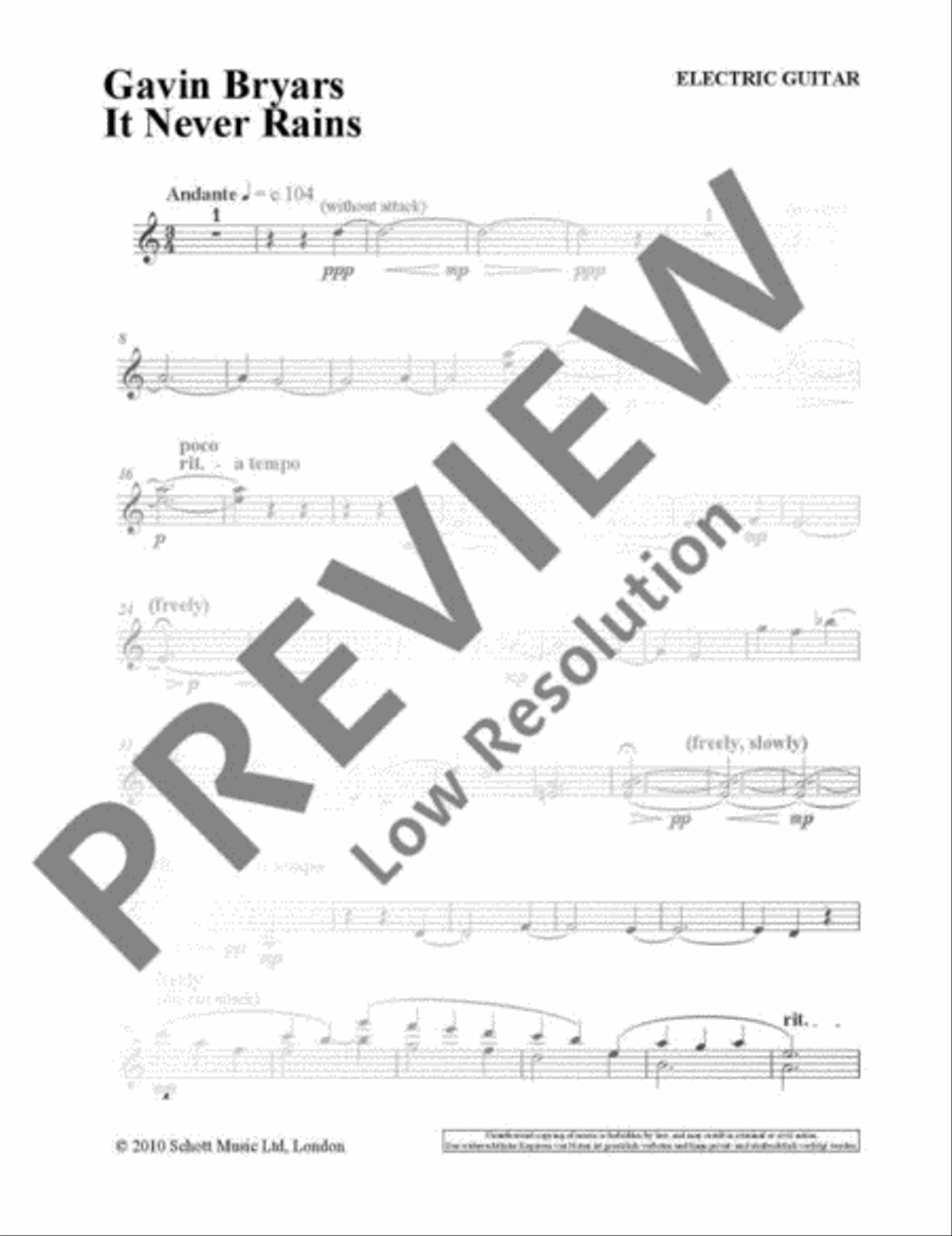 It Never Rains Cello scores gallery preview page 11