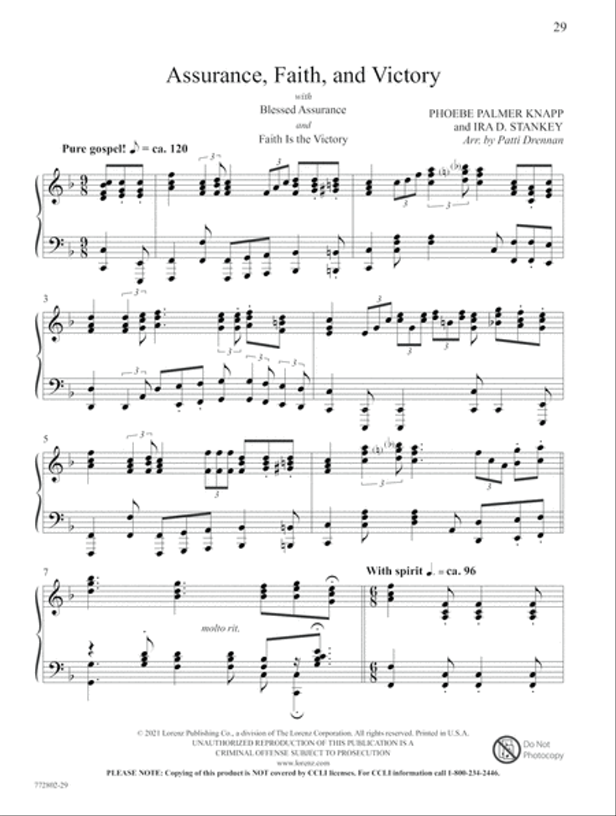 The Faithfulness of God Piano Solo scores gallery preview page 14