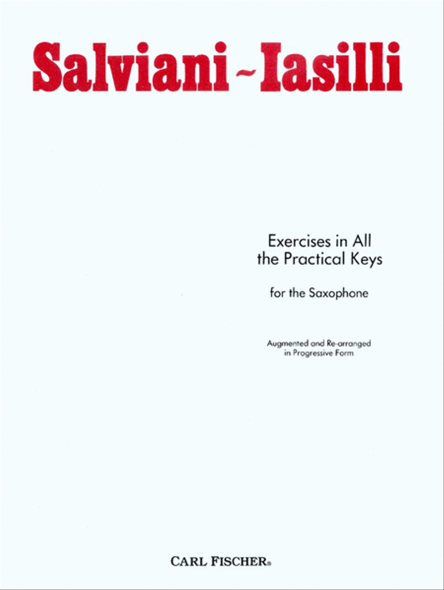 Exercises in All the Practical Keys Saxophone - Sheet Music