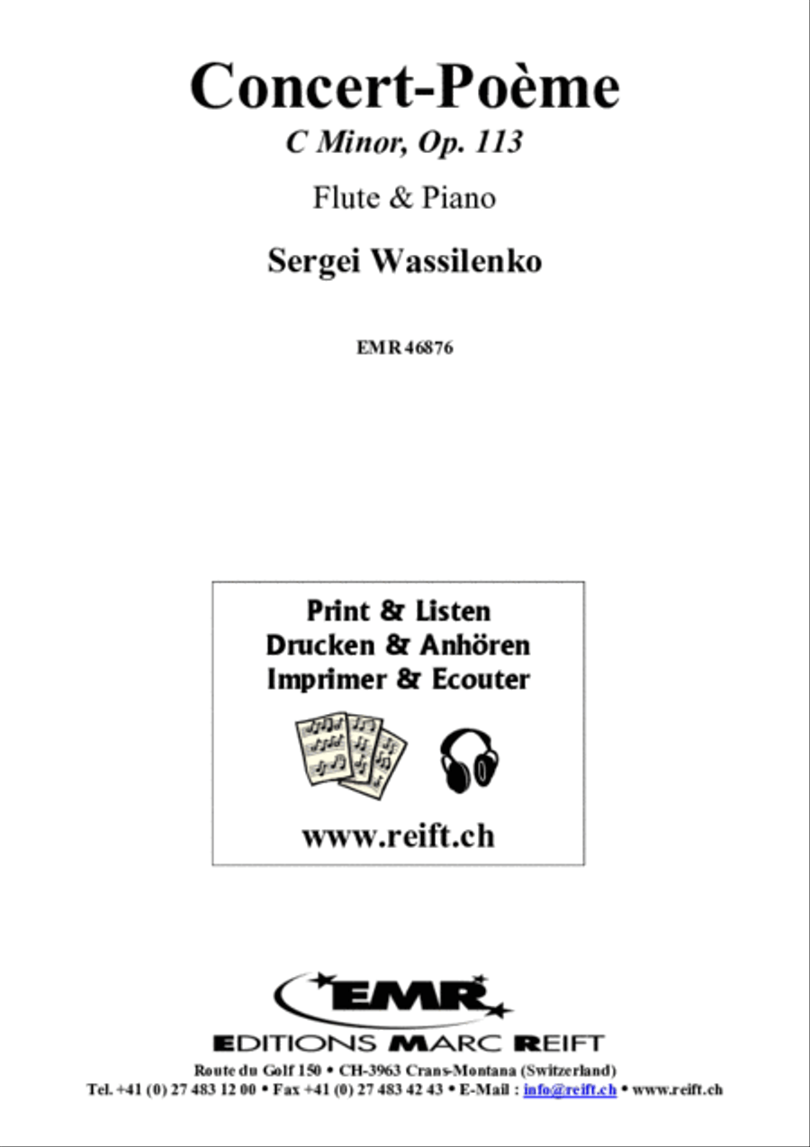 Concert-Poeme Concert-Poeme Flute Solo scores gallery preview page 2