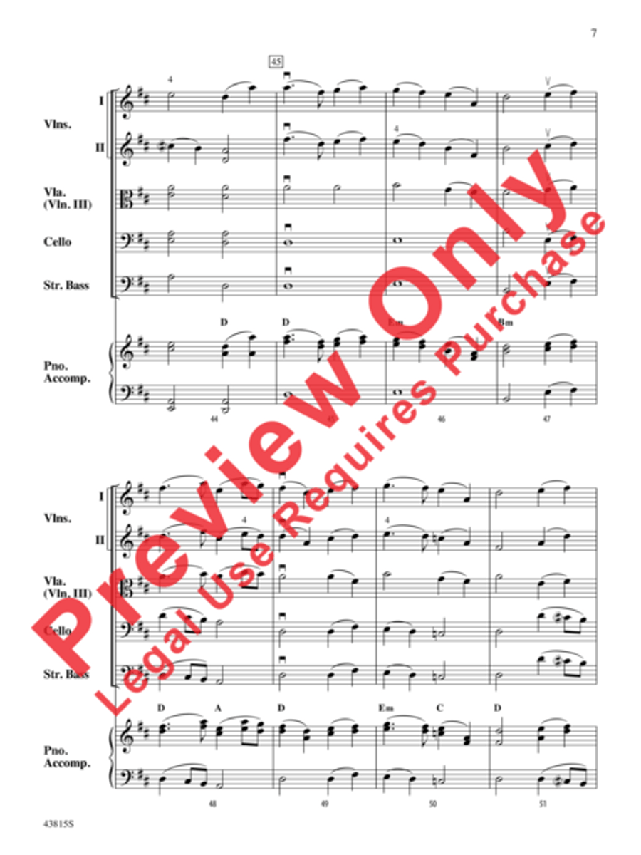 A Revolutionary War Tale String Orchestra scores gallery preview page 8