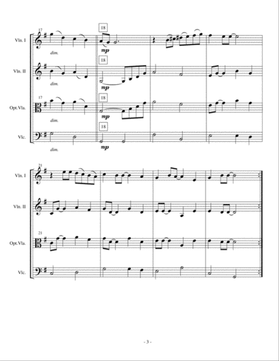 Yesterday String Trio scores gallery preview page 3