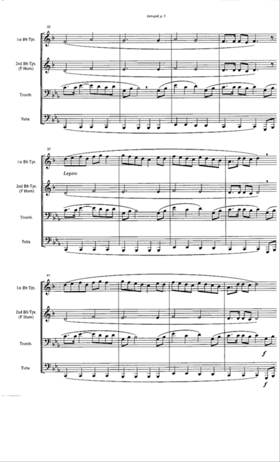 Intrepid Brass Quartet scores gallery preview page 5