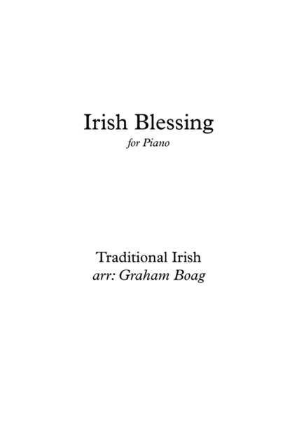 Irish Blessing for Piano