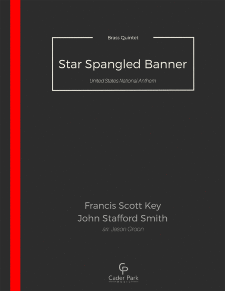Star Spangled Banner - United States National Anthem Brass Ensemble scores gallery preview page 1