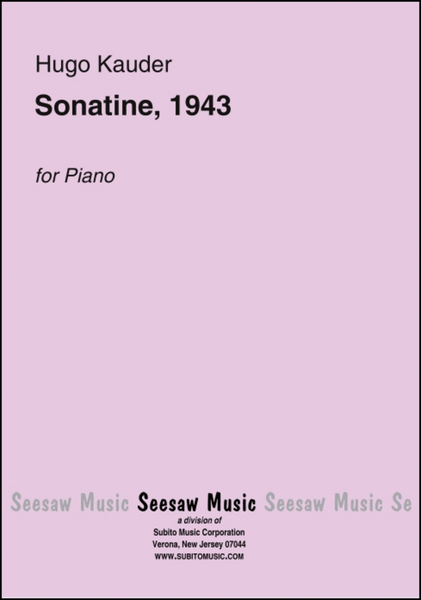 Sonatine, 1943
