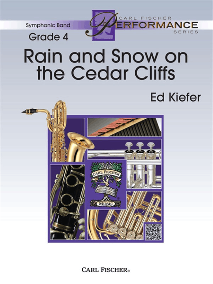 Rain and Snow on the Cedar Cliffs Concert Band scores gallery preview page 1