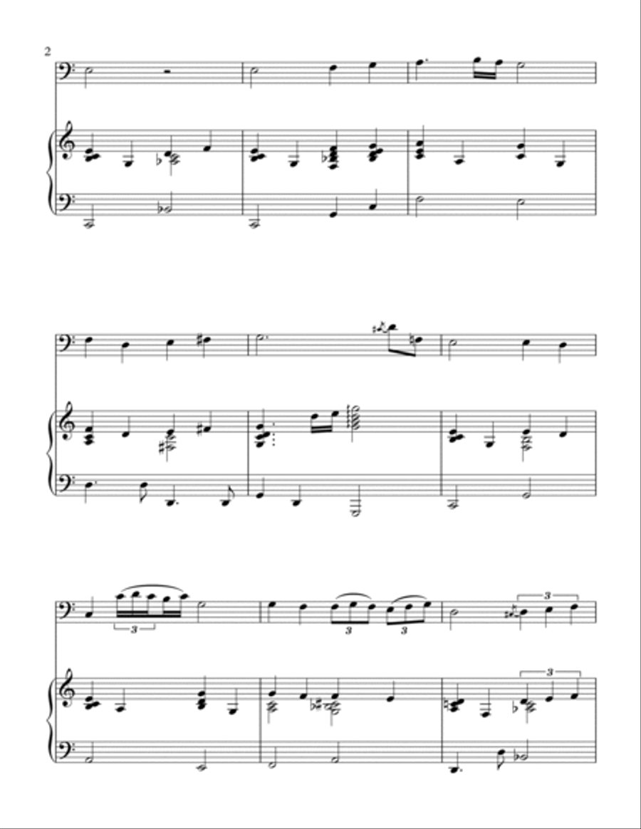 Abide With Me Piano scores gallery preview page 3