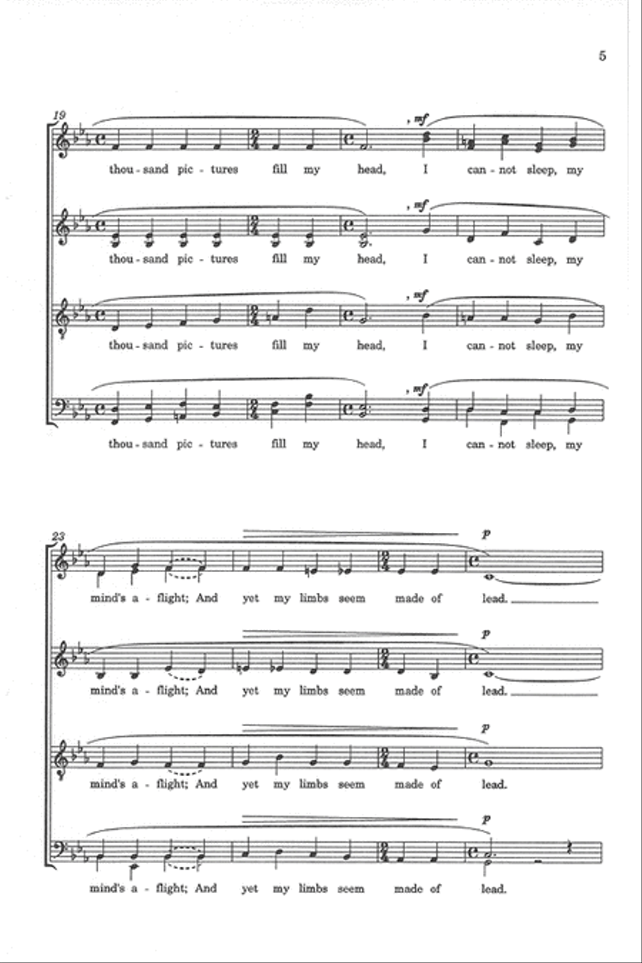 Sleep Choir scores gallery preview page 4