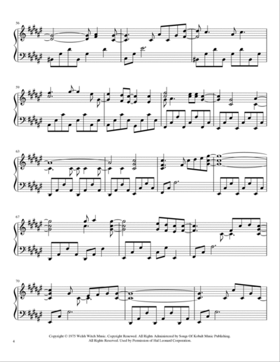 Landslide Piano Solo scores gallery preview page 4
