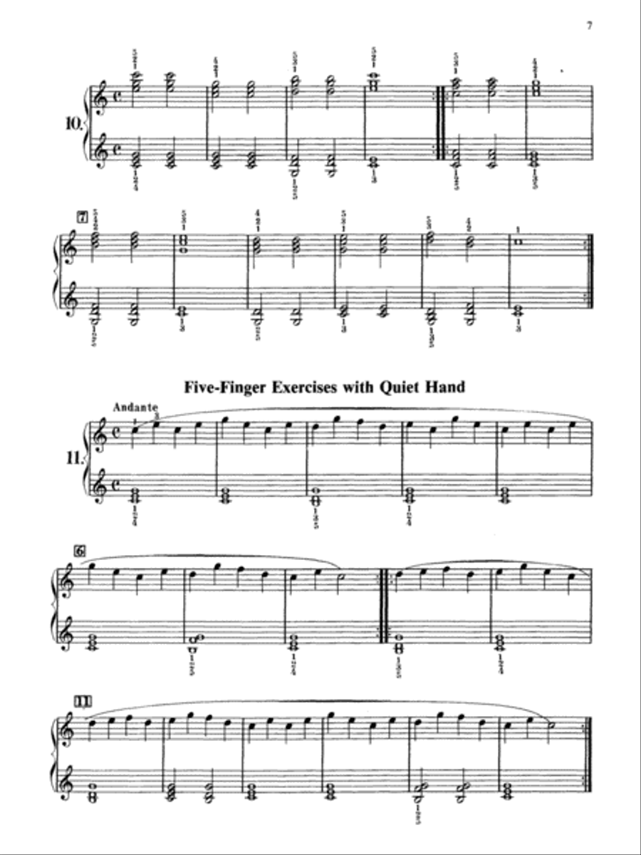 Czerny -- Practical Method for Beginners on the Piano, Opus 599 (Complete) Piano Method scores gallery preview page 5
