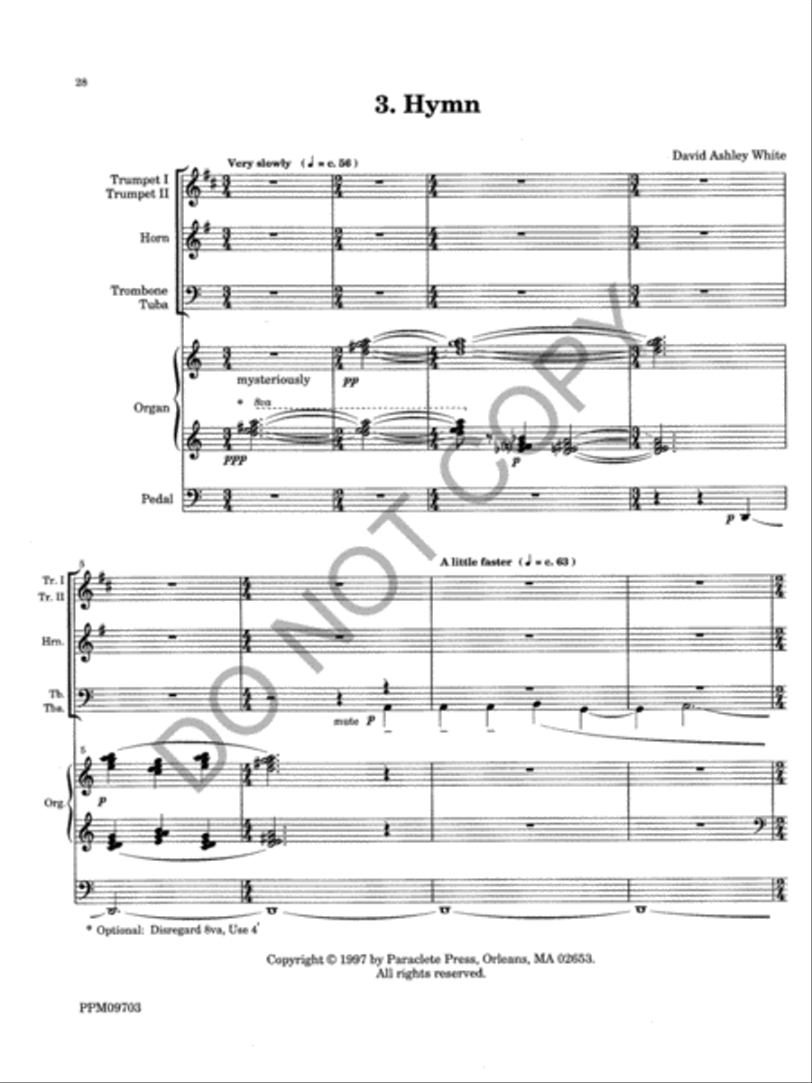Triptych Choir scores gallery preview page 31