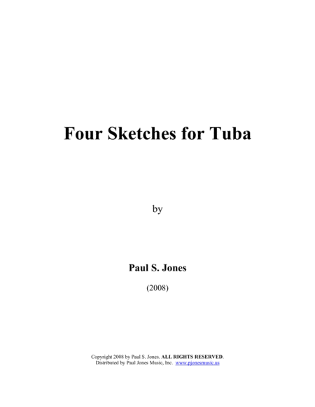 Four Sketches for Tuba image number null