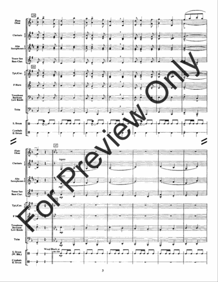 Pride Of The Band Brigade (Score) Concert Band scores gallery preview page 6