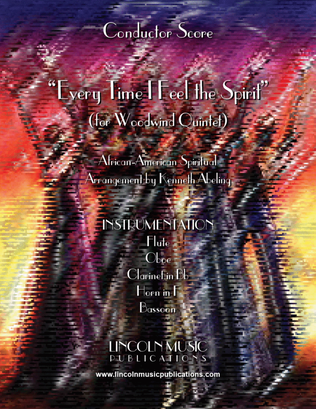 Book cover for Every Time I Feel the Spirit (for Woodwind Quintet)