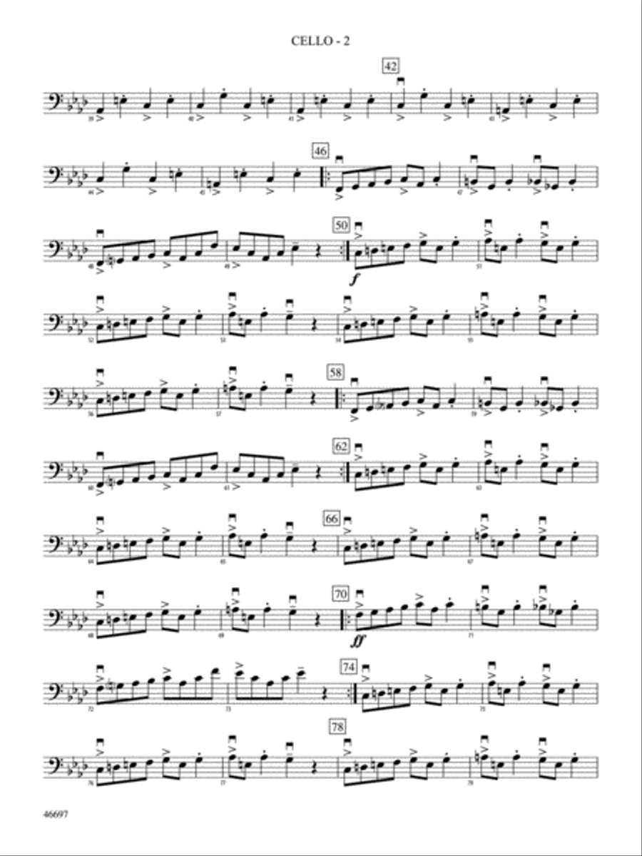 The Mountain: Cello String Orchestra scores gallery preview page 2