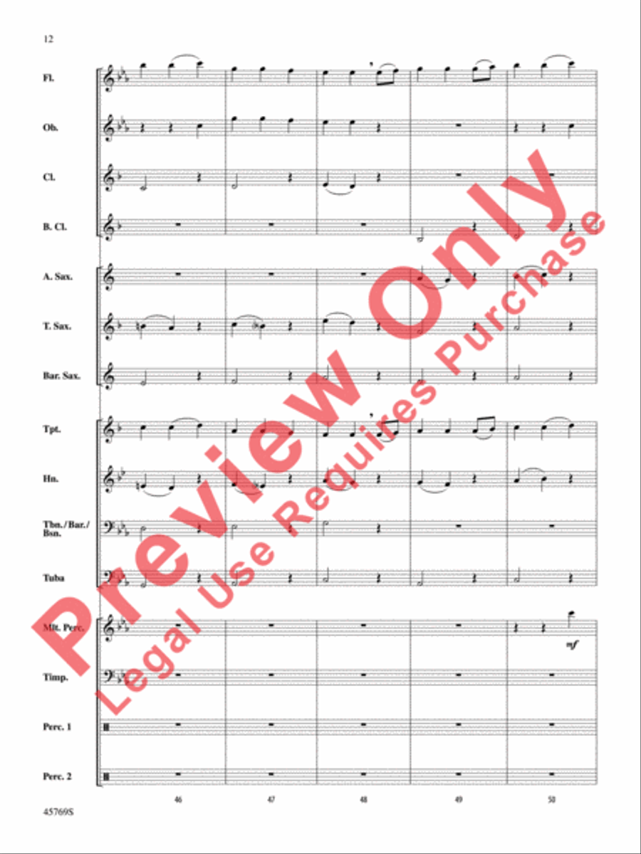 Trust Trust Concert Band scores gallery preview page 13