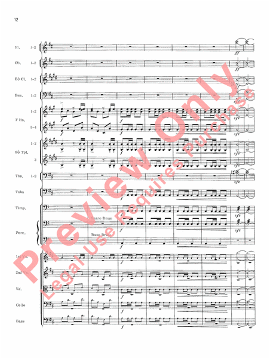 William Tell Overture Full Orchestra scores gallery preview page 15
