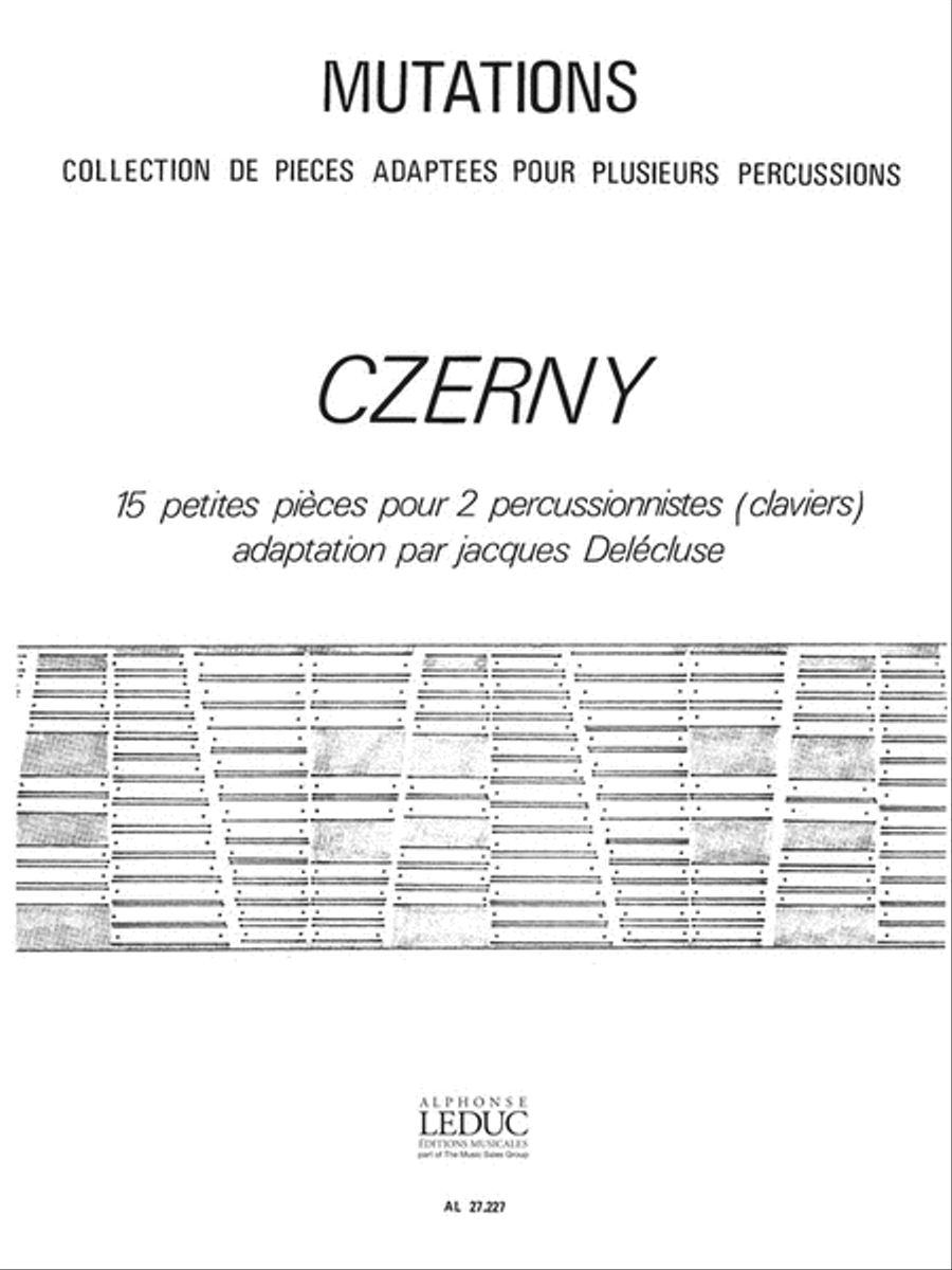 15 Petites Pieces (percussions 2) Percussion scores gallery preview page 1