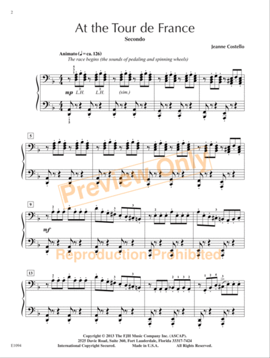 At the Tour de France Small Ensemble scores gallery preview page 3