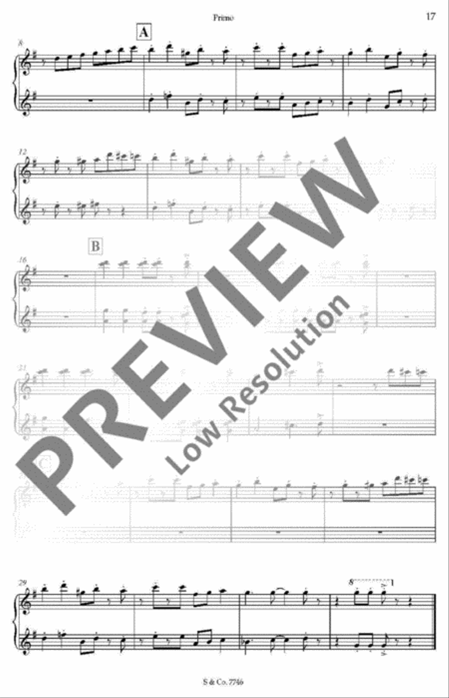 Easy Jazzy Piano Duets Piano Duet scores gallery preview page 13