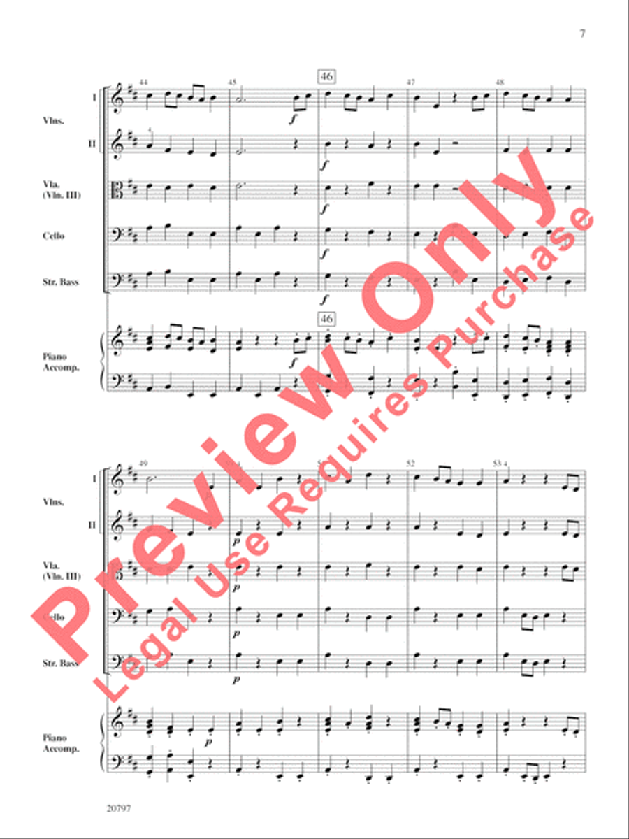 Dragonhunter String Orchestra scores gallery preview page 16