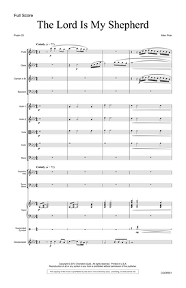 The Lord Is My Shepherd - Orchestral Score and Parts