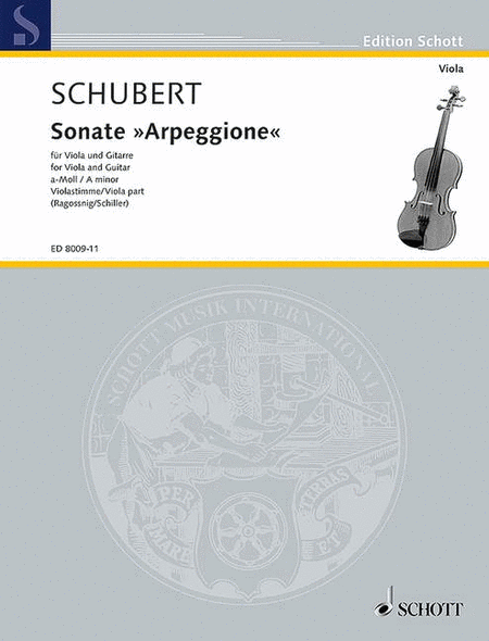 Sonate Arpeggione in A Minor, D 821 - Viola Part