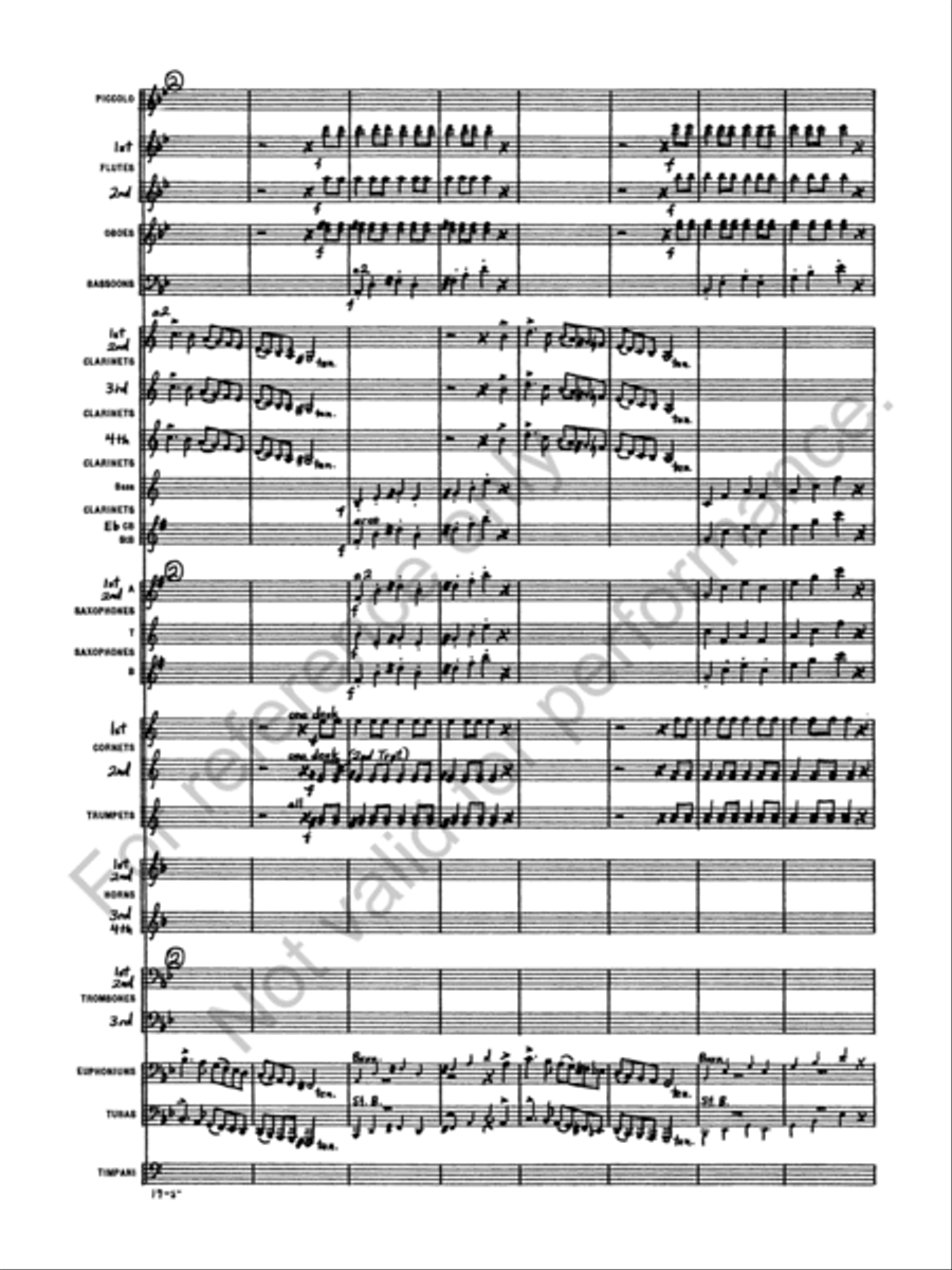 Marche Militaire Francaise Concert Band scores gallery preview page 7