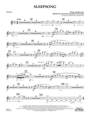 Sleepsong (arr. Michael Sweeney) - Flute 1