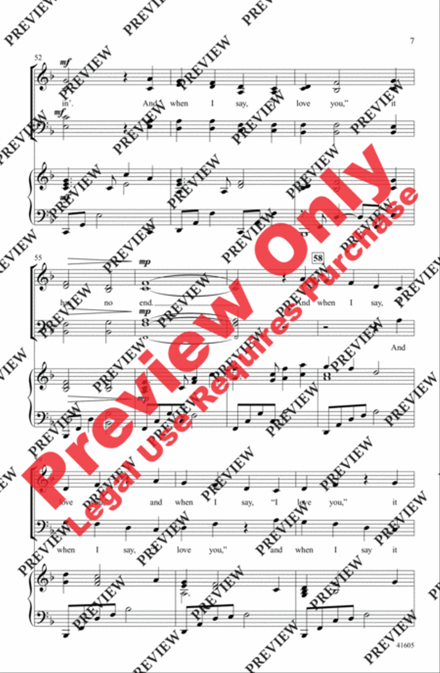I Gave My Love a Cherry I Gave My Love a Cherry 4-Part scores gallery preview page 7