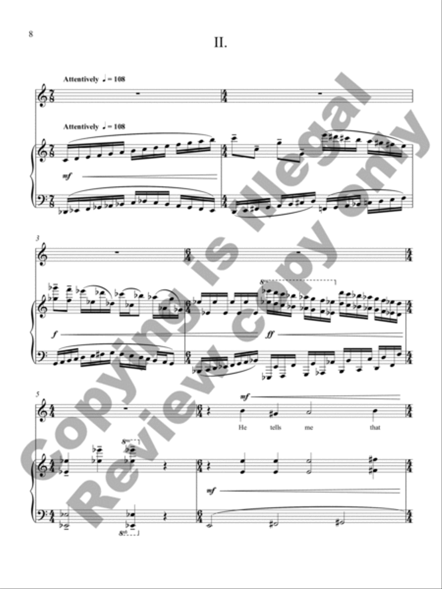 Piano Lessons Tenor Voice scores gallery preview page 7