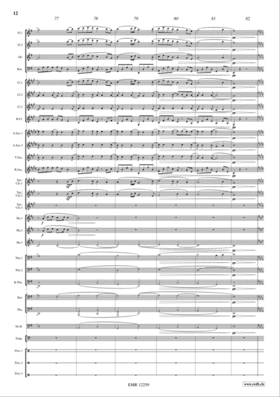 Stardust Concert Band scores gallery preview page 12