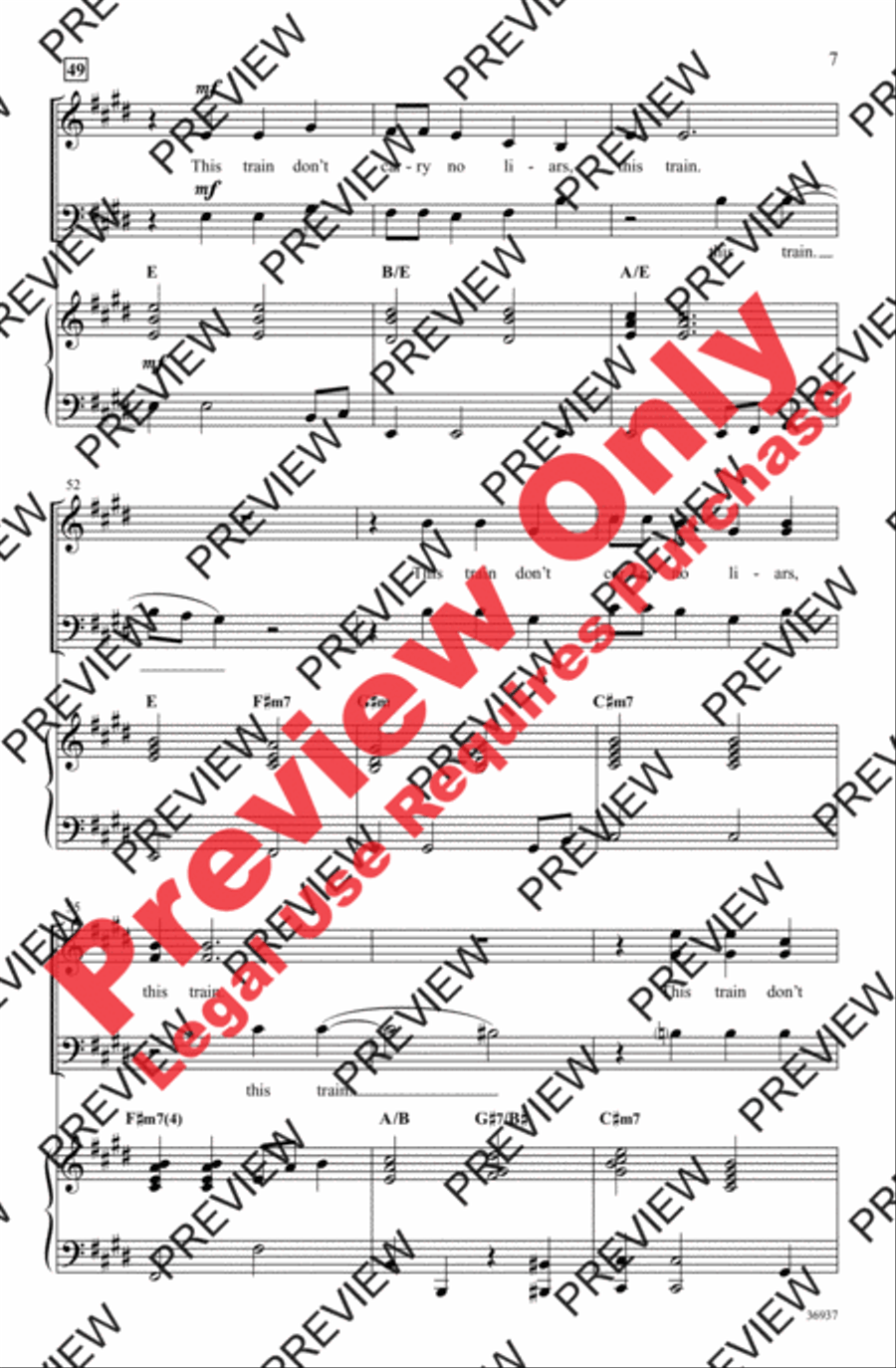 People Get Ready 3-Part scores gallery preview page 7