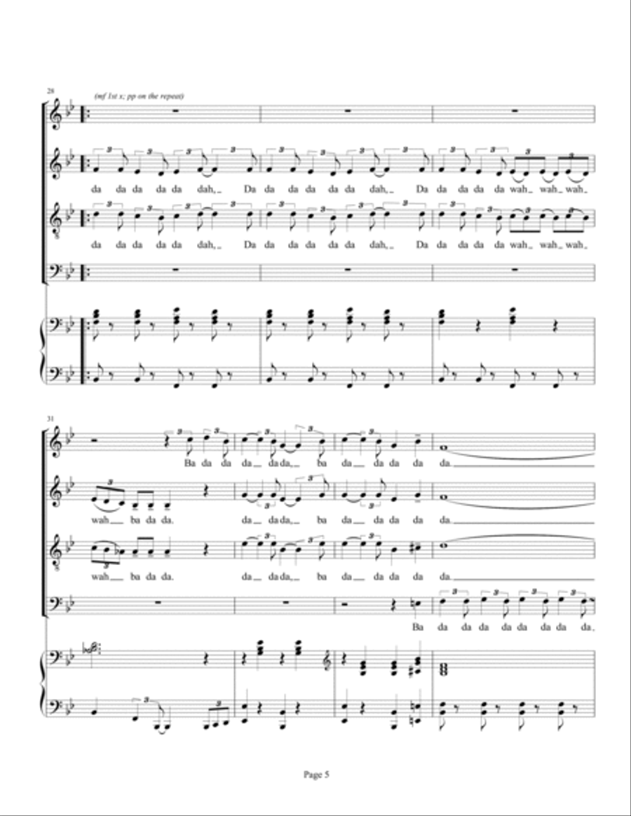 The Creole Love Call The Creole Love Call 4-Part scores gallery preview page 5