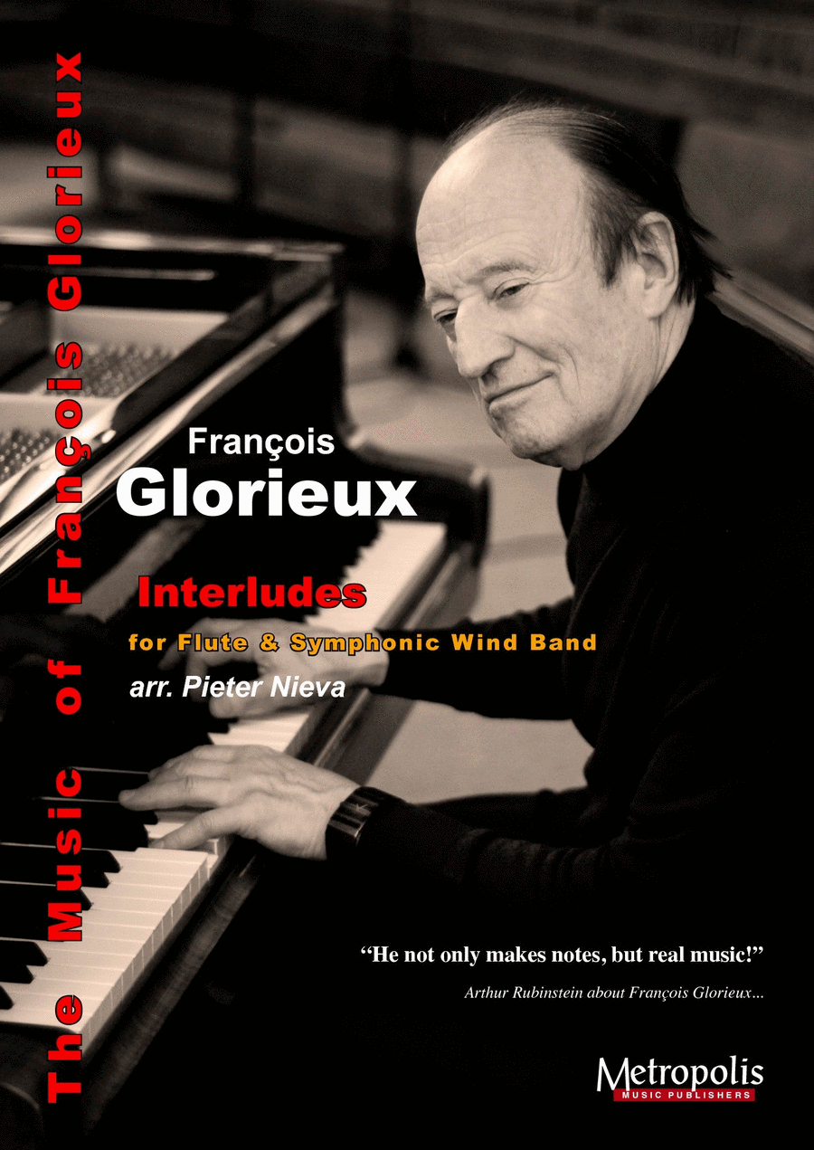 Interludes Complete for Solo Flute and Wind Band Concert Band scores gallery preview page 1