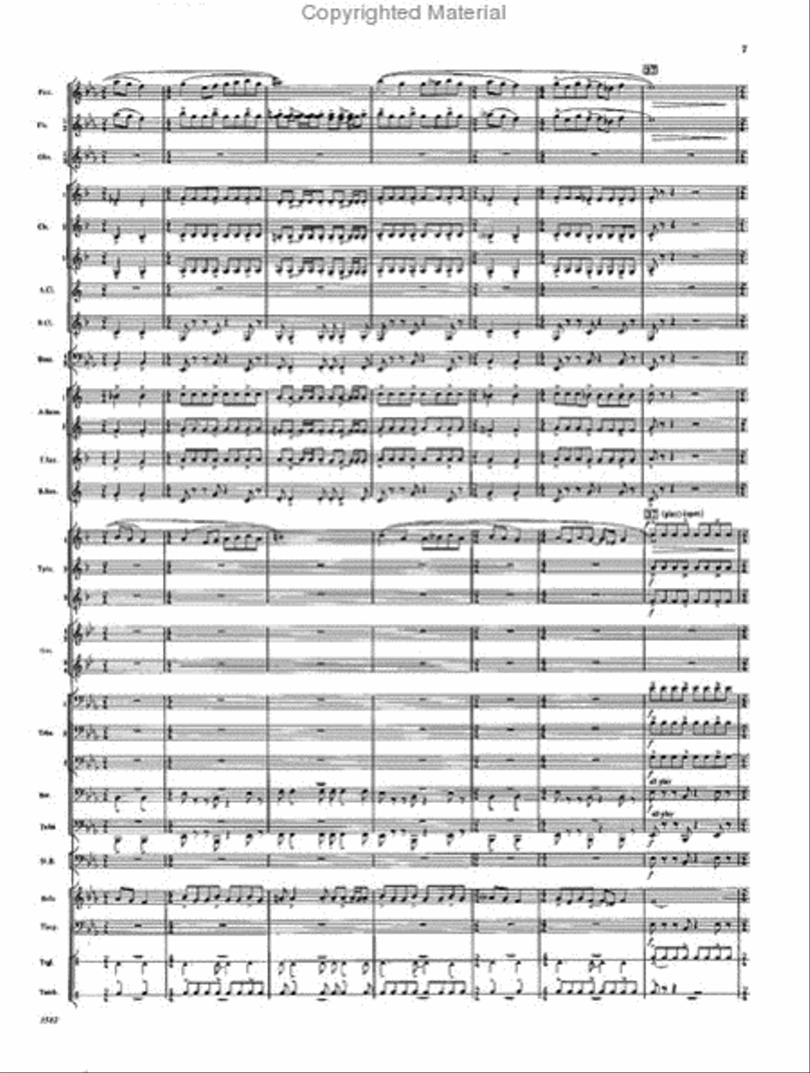 Seagate Concert Band scores gallery preview page 7