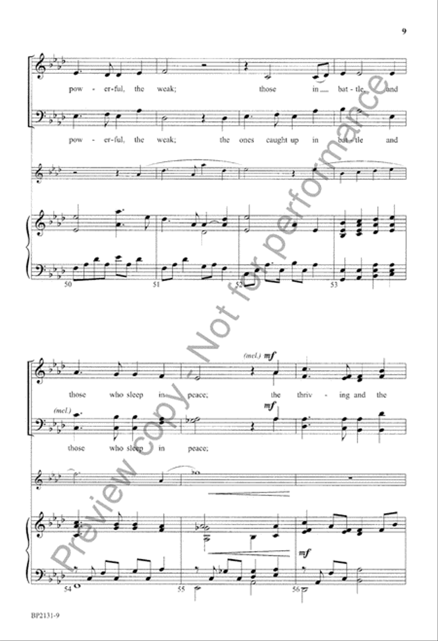 Be My Church 4-Part scores gallery preview page 10