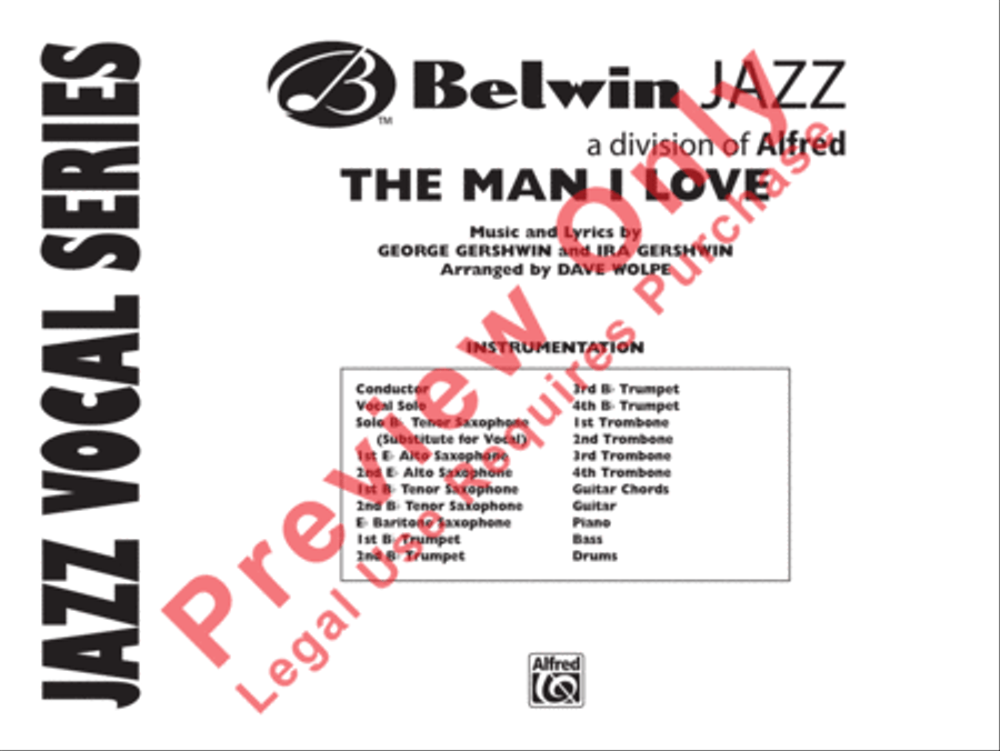 The Man I Love The Man I Love Jazz Ensemble scores gallery preview page 2