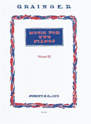 Book cover for Music for Two Pianos Vol. 3