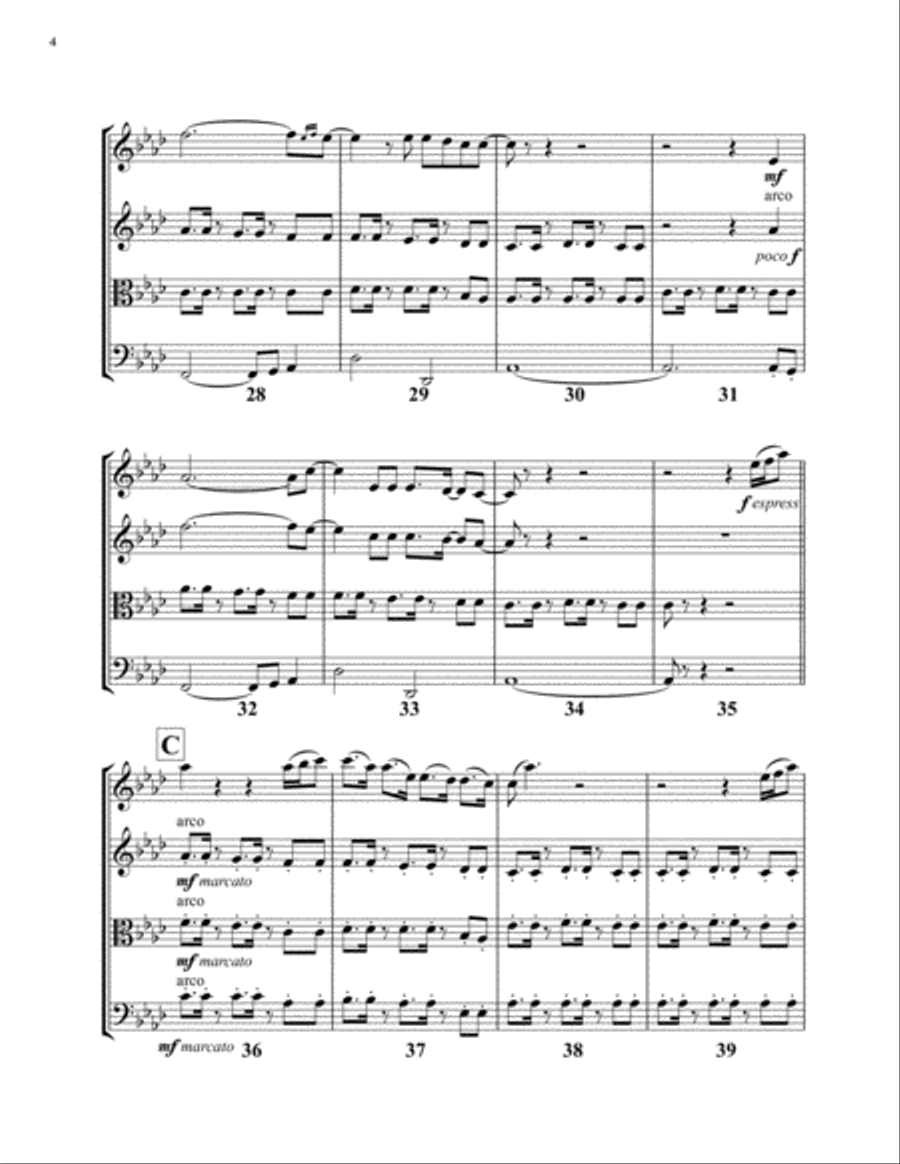 What About Us (from the Netflix series Bridgerton) - Full Score String Quartet scores gallery preview page 3