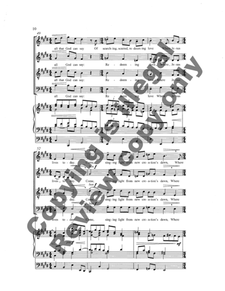 Three Carols: 1. Who Comes? (Choral Score) image number null