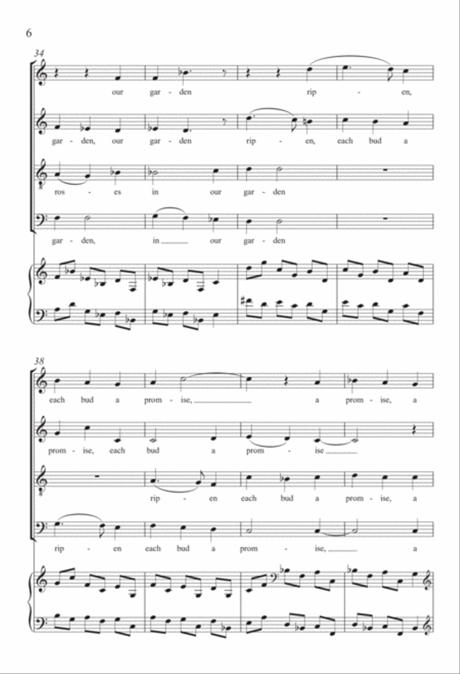 Our Garden of Life Our Garden of Life 4-Part scores gallery preview page 5