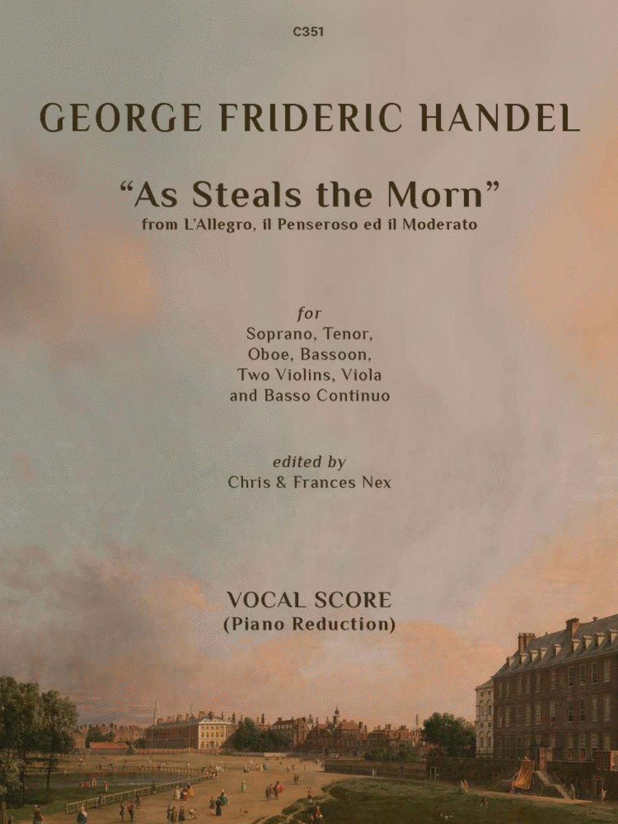 As Steals the Morn from L'Allegro, il pensoroso ed il Moderato Voice Solo scores gallery preview page 1