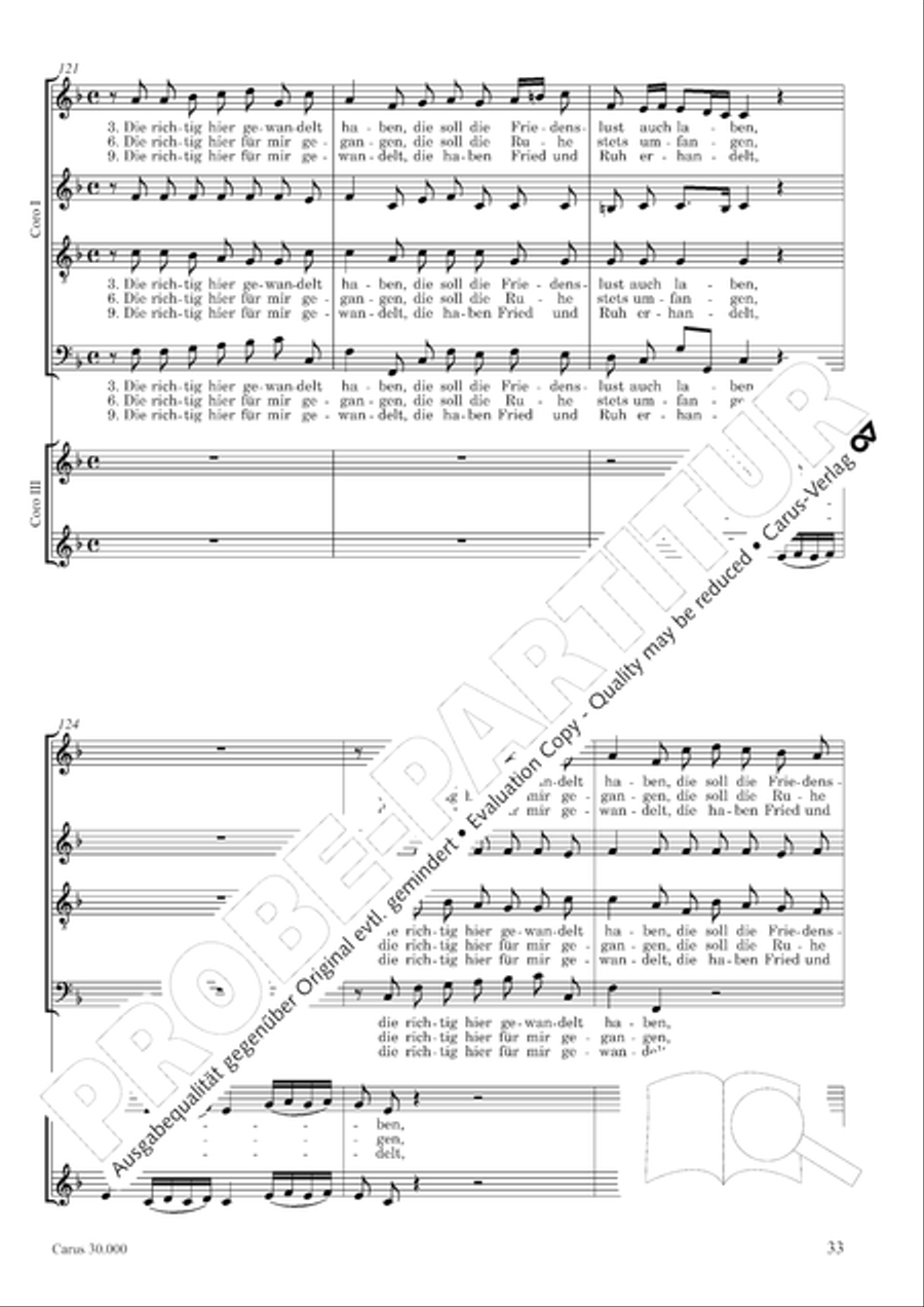 J.L. Bach: The complete motets Choir scores gallery preview page 40