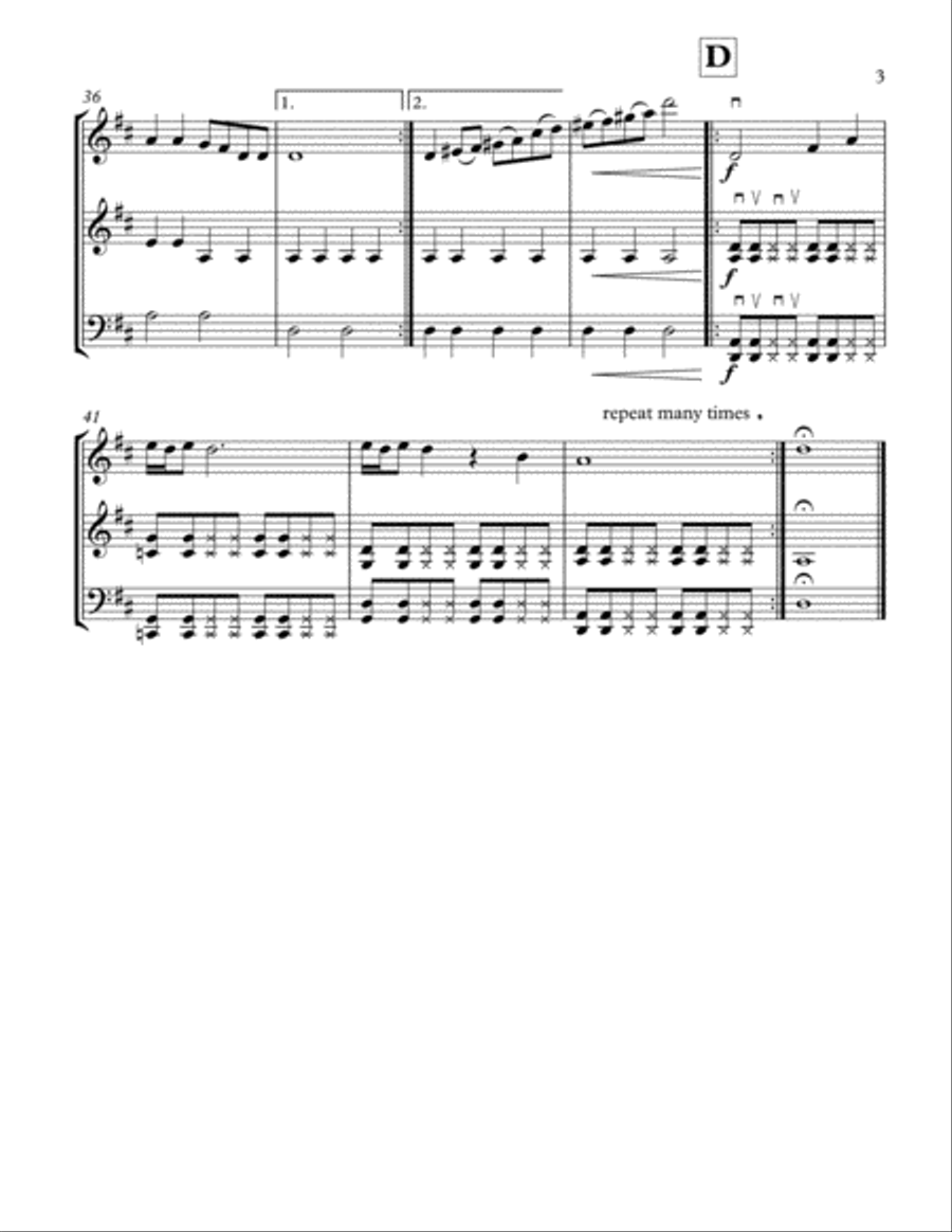 Hey Jude String Trio scores gallery preview page 4