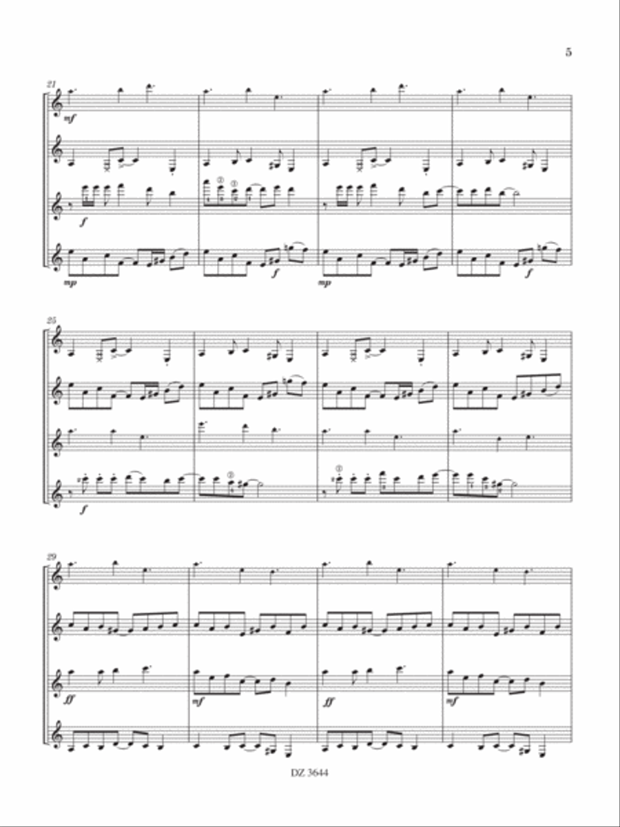 Hasta siempre !! Guitar Ensemble scores gallery preview page 6