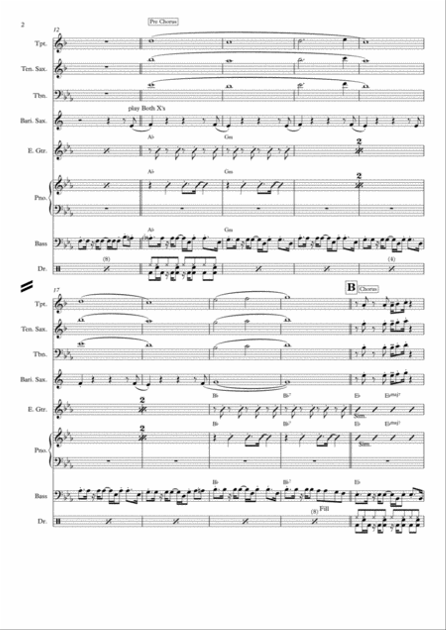 Valerie Tenor Saxophone scores gallery preview page 2