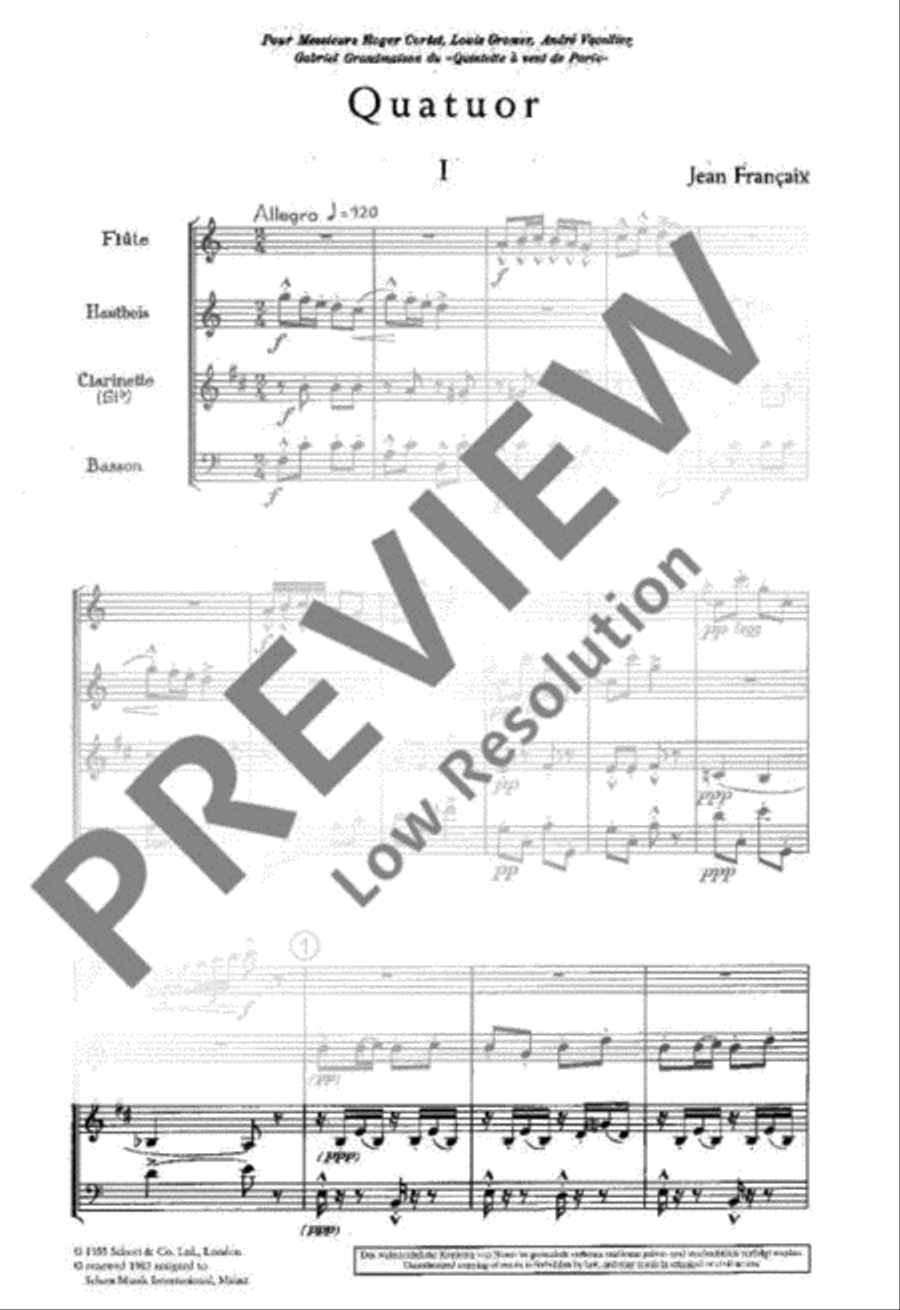 Quartet Bassoon scores gallery preview page 3