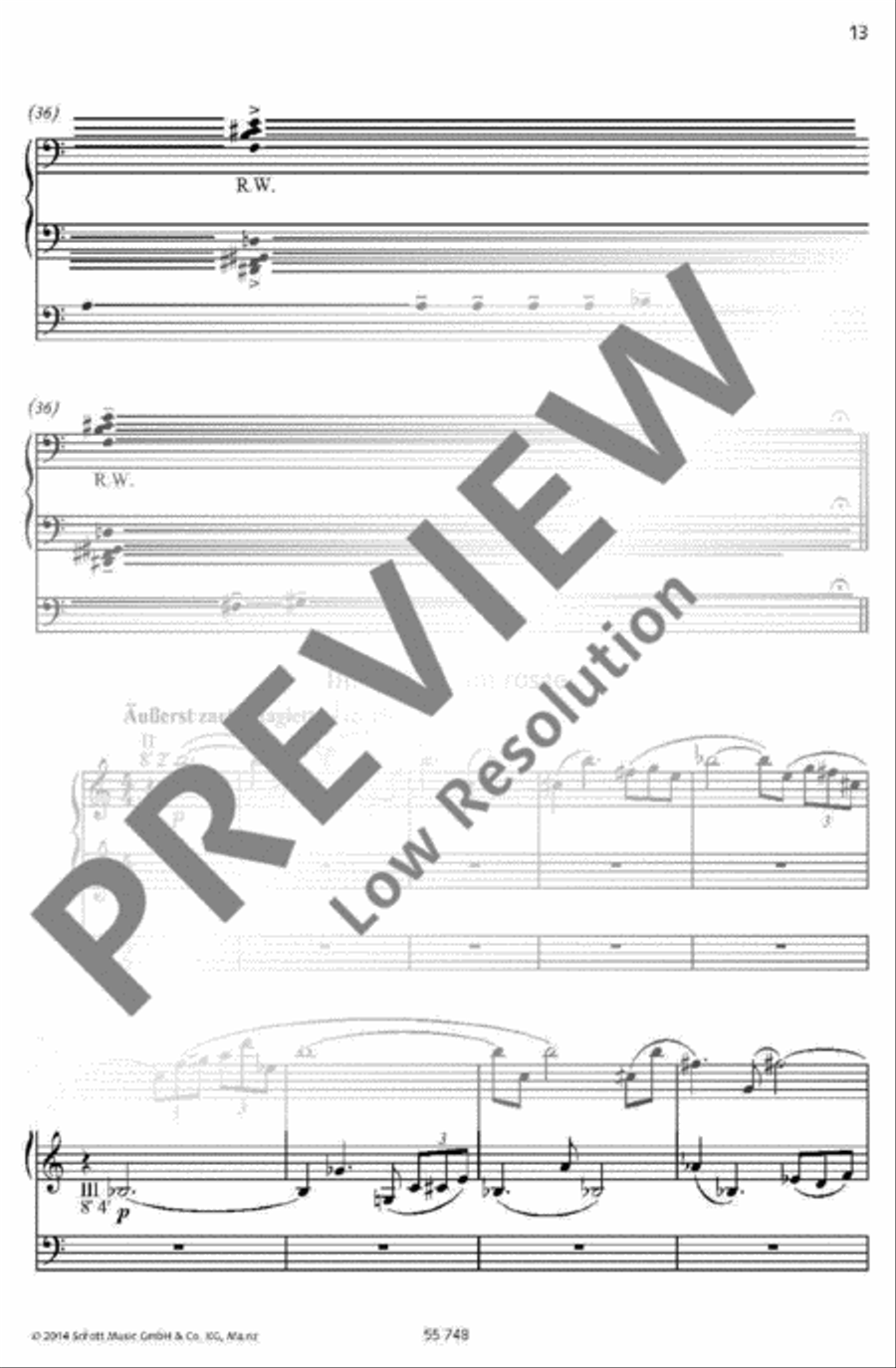 Rosa mystica Rosa mystica Organ scores gallery preview page 13